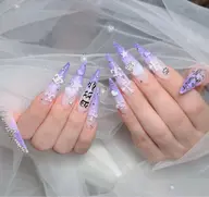 【人気No.1】チップ10本長さ出し+アート&パーツつけ放題🔥