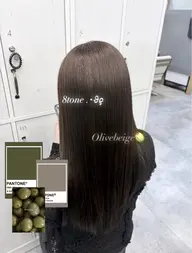 🧊透明感カラー + 3stepトリートメント