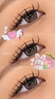 ダブルフラットラッシュ50束(100本)✨高持続×束感まつげ🪽