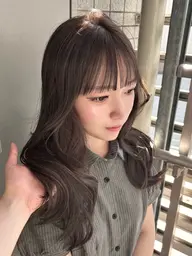 【透明感たっぷり🤍】ブリーチなしダブルカラー➕選べるAujuaトリートメント