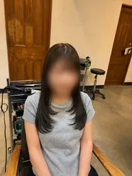 レディースモデルカット✂️✨（シャンプー、ブロー込み、ロング料金なし)
