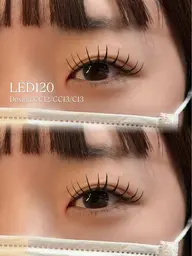 【当日限定】《LEDフラットラッシュ》120本まで（ご新規様オフ代無料、リペア不可）