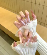 長さ出し10本マグネットorフラッシュネイル+💎パーツ2個