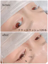 🌙新規LEDフラットラッシュ120本🌙オフ込み