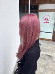 【当日予約OK】【17時以降もOK】〈残留除去×ヘアケア〉理想のハイトーンへ✨切れ毛防止ケアブリーチ➕カラー➕補修TR
