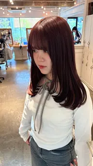 【再来クーポン】カット×ヘアカラー×ミルボントリートメント
