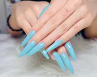 (ハンドネイル)長さ出しワンカラー