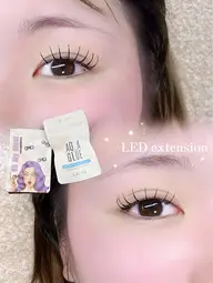 ナチュ盛れ🫧LEDエクステ100本