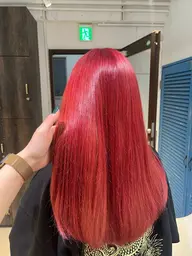 ✨艶髪ハイトーン✨🌈ダブルカラー（ケアブリーチ＋カラー）➕3stepトリートメント🌈