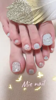 フット👣10本アート(10本ストーン埋め尽くし+1000円)