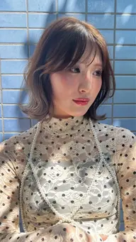 ボブヘアカラー(鎖骨上)