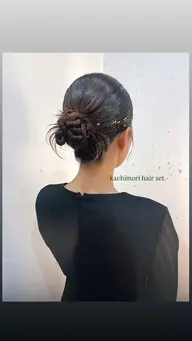 結婚式やパーティーヘアセット 🤍