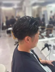 メンズカット+パーマ【ナチュラルな毛流れや動きのあるスタイルに。毎日のスタイリングも簡単です◎】