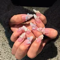 ケア+🩶グラデーションネイル🩶