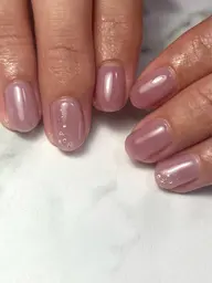 ネイルしながら指先エステ✨うるツヤケア付き♡2色選べるワンカラー(オフ込み、マグネットOK、サンプルからアート2本可)