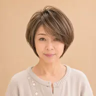 🌿白髪が気になり始めた方へ🌿【暗くしない白髪対策✨】大人ショート+白髪ぼかしカラー+白髪ケアスパ