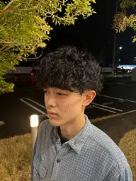 【メンズ限定】カット+シャドウパーマ