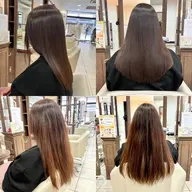 《髪質改善プログラム》カット+INOAオイルカラー+オージュア4ステップTR+頭皮・艶髪美ケア炭酸🌈最高級艶髪カラー