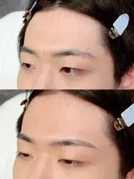 【垢抜けたいメンズ向け👦🏻】minimo限定💙アイブロウスタイリング( Wax+メイク込)
