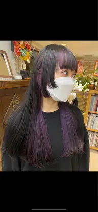 🌈〈カット+インナーカラー〉特別価格!ブリーチ込みのインナーカラー♡