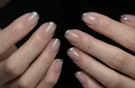 💖ガラスフレンチネイルソフトオフ込み