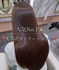 【人気👑No.1✨】ワンカラー+艶髪トリートメント🫧続けるほどツヤ・まとまりUP🌷触りたくなる艶髪へ💫