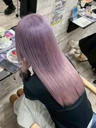 【💜透明感ラベンダー💜】💗似合わせカット&ブリーチカラー🪄︎︎🫧