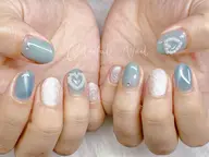 ⭐️新規ソフトジェルオフ無料 🎀定額デザイン90分🎀ハンドシンプル定額デザイン パラジェル&フィルイン ➕1000円