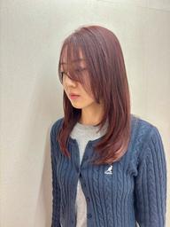 【ミディアム～ロングの方限定！】メンテナンスカット✂️+ワンカラー🌈 (⚠️ブリーチ、縮毛履歴❌)