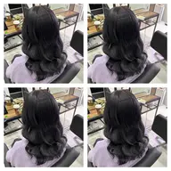 【🌸ミニモ限定メニュー🌷】レディースカット🍒＋🌷うる艶 treatment💕＋コテ巻き仕上げ付き🦄💜