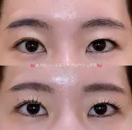 【セットメニュー👀🩷】まつげパーマ＆アイブロウワックス