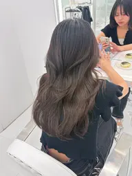 【ブリーチ履歴なしさんへ】艶々叶うカラー+ヘアセット