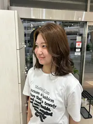 【顔まわりを可愛く❣️】韓国風レイヤーカット+髪質改善ワンカラー+ケラチントリートメント