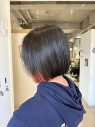カット+潤いカラー+イヤリングカラー🧚🏻ꕤ*