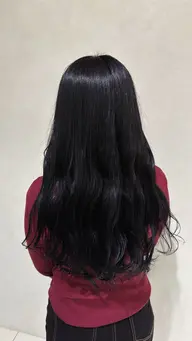【垢抜け×透け感】寒色透明感カラー✨️ブリーチなしダブルカラー➕ケアトリートメント