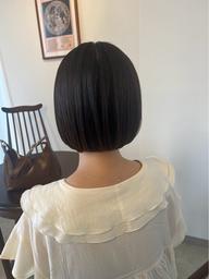 切りっぱなしボブ