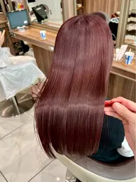 【人気No.1/髪が綺麗になれる🎀】カット＋艶髪カラー＋髪質改善トリートメント