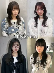 【🚀流行りのレイヤーカットしたい方✨】ハイレイヤー/レイヤーカット/ハッシュカット/レイヤーボブ