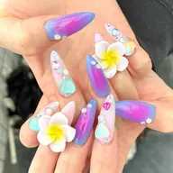 アートコース​〜​虎(ﾄﾗ)​〜​ ＊ストーン・アクリルパーツのせ放題、シール・シェル・ホロOK、ジェルアート４本までOK＊