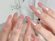 マグネットのカラーグラデーション💅10個ストーンorパール付き