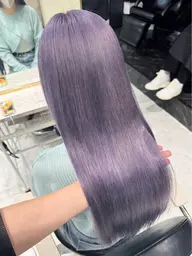 【💜ラベンダーカラー限定💜】ブリーチ1回➕カラー➕トリートメント