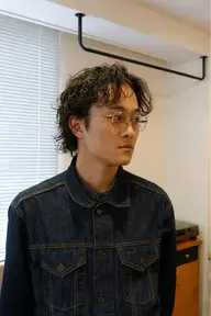 （学割）メンズカット＋シャドウパーマ＋Aujuaトリートメント