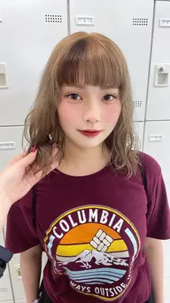 ケアブリーチダブルカラー+オリジナルトリートメント+ストレートor巻き 🤎