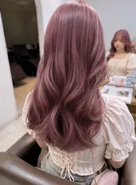 🍒ブリーチなし🙅🏼♀️暖色ワンカラー🍒 赤系やピンク系のカラーにしたい方や気になっている方におすすめ