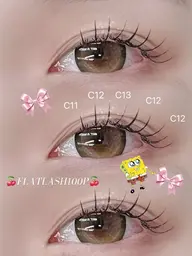 【ご新規様オフ無料🎀】フラットラッシュ🥀𓈒𓏸100本【美容液コーティング込み】束感仕上げ🍒◎口コミ特典あり🎁