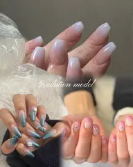 【自爪】グラデーションネイル [オフなし]