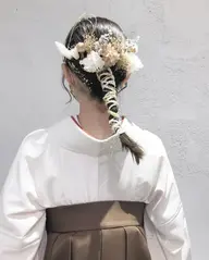 ♥️卒業式♥️袴着付け+ヘアセット♥️ {{早朝のお時間もOK👌⭐️⭐️}}