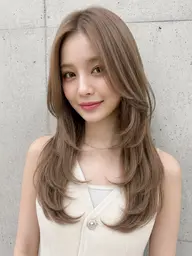 【🎀プレオープン限定🎀】韓国×海外風の上品な艶カラーが得意です🌿赤みを抑えたまろやかな艶カラーで大人っぽく垢抜け