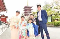 七五三パック【7歳】 +ロケーション撮影付き セット・メイク・着付込+1時間のロケーションフォト全データ付