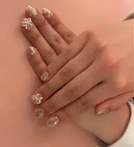 ワンカラージェルネイル(オフなし)マグネットもあり💅